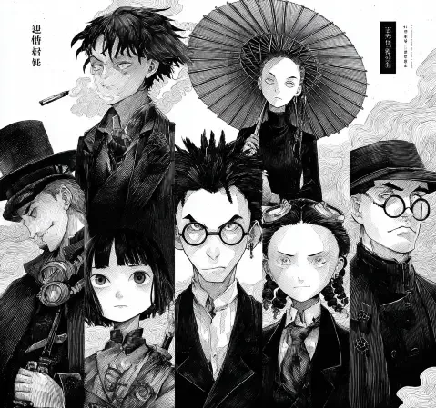 科幻冒险漫画封面